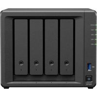 nas synology 16gb amd r1600 4 bahias sata 10gbe escritorio black dual rj-45 raid