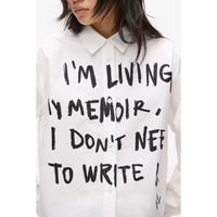 karl lagerfeld camisa klj karl woven shirt para mujer