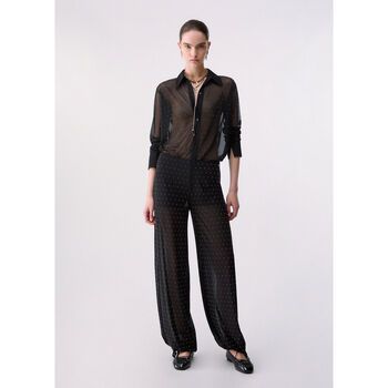 Liu Jo Pantalones Pantalones en tul con bordados joya para mujer