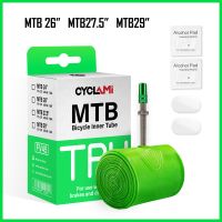 tubo interior ultraligero para bicicleta de montana 26 275 29 pulgadas neumatico de tpu 45mm metal valvula presta francesa antioxidacion cyclami camara de aire