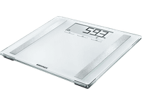 bascula de bano - soehnle 63858 control 200 peso maximo 180 kg analisis corporal precision 100gr blanco