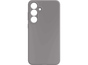Funda móvil - ISY ISC-2359, Para Samsung Galaxy S25, Silicona, Gris pardo