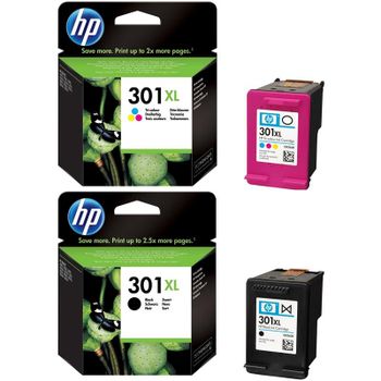 Original Multipack HP DeskJet 2050s Printer Ink Cartridges (2 Pack) -CH563EE