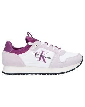 de CALVIN KLEIN YW0YW00840 LACEUP NY-LTH W 0KB WHITE-GHOST GREY-AMETHYST