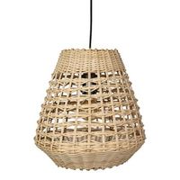 lampara colgante rattan natural e27 220-240v