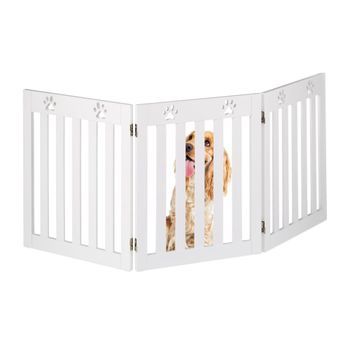 Patas De Valla Para Perros De 3 Piezas - White - 10.6x70x55.8cm