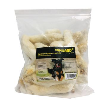 Caniland Rabbit’s Foot with Fur  - 500g