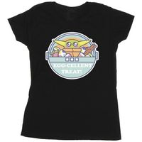 disney camiseta manga larga the mandalorian eggcellent easter para mujer