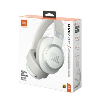JBL Live 770NC Auriculares Inalámbrico Diadema Llamadas/Música Bluetooth Blanco