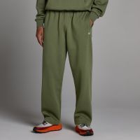 pantalon de chandal de pierna recta rest day para hombre de mp - oliva lavado - xs