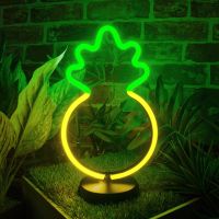 pineapple led neon table light