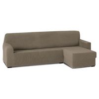 funda sofa chaise longue poliester lino brazo corto rustica derecho