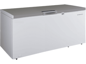 Congelador horizontal - Jocel JCH485, 485L, 85.1 cm Alto, 115W, Pantalla digital en el mango, Blanco/Inox