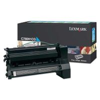 lexmark c780h1cg original cyan high yield return program toner cartridge