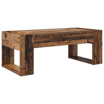 Mesa De Café Madera Vieja 110 X 50 X 41 Cm Madera De Ingeniería Vidaxl