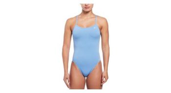 Traje de bano nike swim hydrastrong solid cutout azul mujer