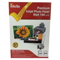 inkrite photoplus professional paper matt 190gsm a4 50 sheets
