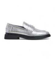 pepe jeans para mujer pls10424 mocasines penny gloss plateado 38 plata 1 a 3cm ninguno casual