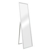 espejo de pie giovinazzo ajustable inclinable mdf blanco encasa
