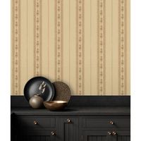 papel pintado vinilico de rayas con efecto textura de tela tejida en relieve - alexander stripe 676427 de gaulan - rollo de 10 m x 106 m