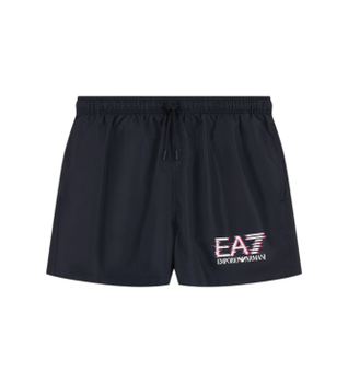 EA7 para hombre. 7M001678_AF21069 Bañador Visibility negro (M), Beachwear, Poliéster