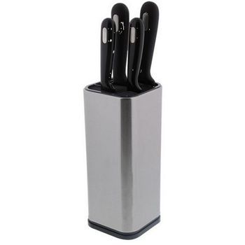 Jean Dubost Bloque De 4 Cuchillos De Acero Inoxidable Cepillado - Dh027000x35196