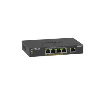 Switch NETGEAR GS305Pv3 5 Puertos Gigabit PoE 63W Montaje Pared Compacto