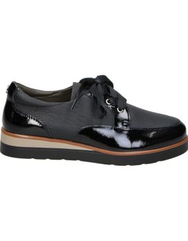Zapato Con Cuña Nature Ficus 01 Negro Para Mujer 39