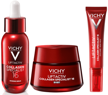 Vichy Liftactiv Collagen Specialist 16 Sérum 30 ml + Contorno 15 ml + Crema Noche 50 ml