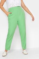 yours pantalon verde de pinzas mujer curvy y tallas grandes yours