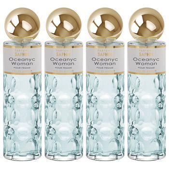 Pack De 4 Eau De Parfum Mujer Saphir Oceanyc Woman 200ml