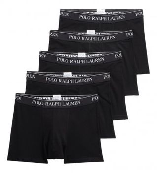 Polo Ralph Lauren para hombre. 714864292001 Pack de 5 Bóxer RL negro (XL), Homewear, Algodón