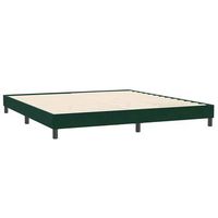 estructura cama sin colchon terciopelo verde oscuro 200x210cm