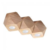 plafon de techo woody 3 luces