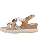 de porronet sandalias mujer modelo 3155p color marron claro taupe