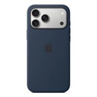 funda de silicona apple magsafe midnight para iphone 17 pro max 69 microfibra azul oscuro