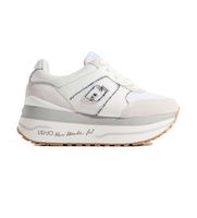 liu jo para mujer ba6019px80501111 zapatillas de piel maxi wonder plus 02 blanco 41 1 a 3cm cordones casual