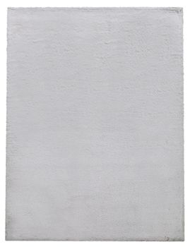Alfombra de piel Fluffy gris  160x230 cm