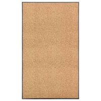 felpudo lavable crema 90x150 cm vidaxl