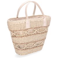 chika 10 bolso de mano bag rafia 01 para mujer