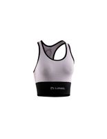 sujetador deportivo de trail lurbel venus top mujer gris hielonegro
