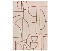 alfombra de diseno geometrico caldera beruti 80x150 cm - atticgo