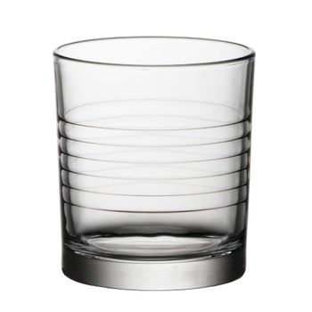 Juego de 6 vasos bajos vidrio 24 cl
