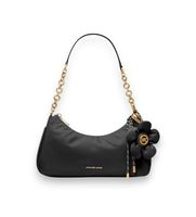 michael kors para mujer 32t6ay5c2c bolso pochette nolita mediano de nailon con cadena negro osfa casual nylon reciclado