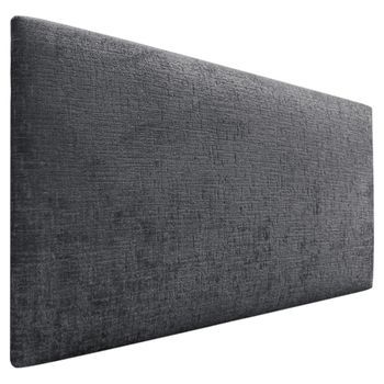Dhome Cabecero De Lana Natural 110x60cm Para Camas 105/110 - Gris Oscuro