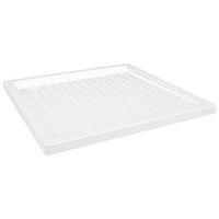 plato de ducha con puntos abs blanco 80x80x4 cm vidaxl