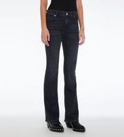 7 for all mankind para mujer jswbc340sp jeans bootcut de talle medio negro 24 casual