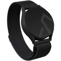 bransoleta swissten metal mesh band 22 mm negro