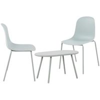 suite de 2 plazas veldin plastico turquesa clp