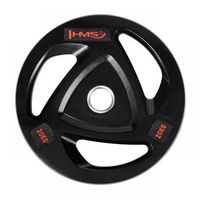 plato olimpico engomado hms tox20 de 20 kg